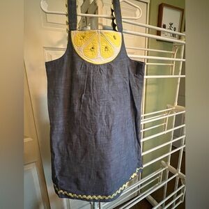 Gymboree Blue Sundress with Lemon Design